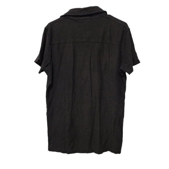 Men's Diesel Button Front Pocket Cotton Polo Shirt Size XL - Picture 2 of 7